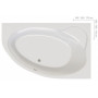 Ванна Ravak ASYMMETRIC II 150 x 100 см, правая, CB41000000